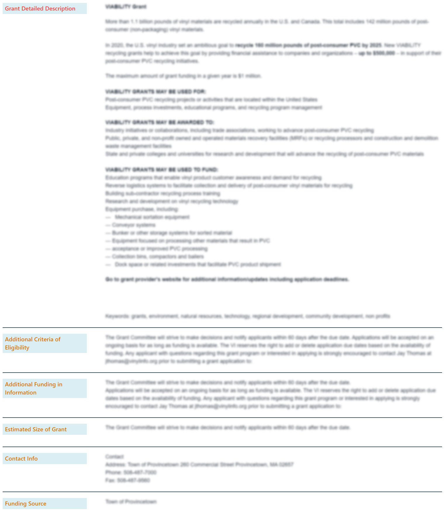 Grant Portal - What Small Business Funding Covers (and Excludes) 21093